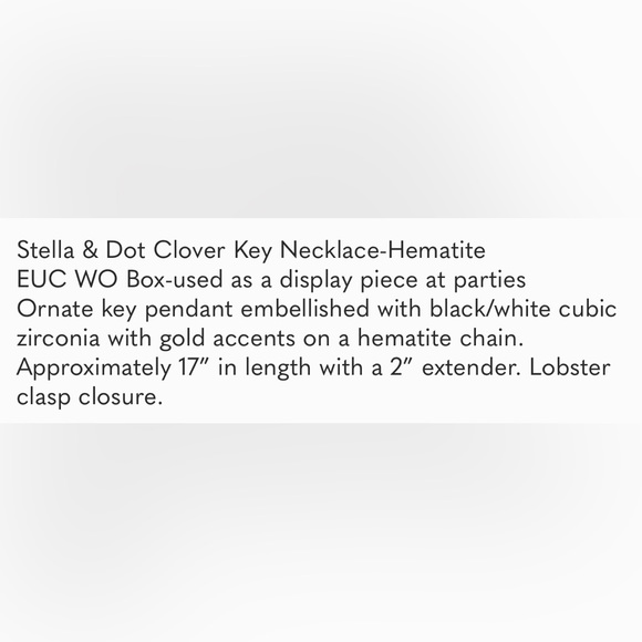 Still & Dot Clover Key Necklace - Picture 3 of 5